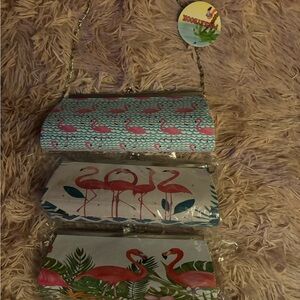 Flamingo Crossbody Bags